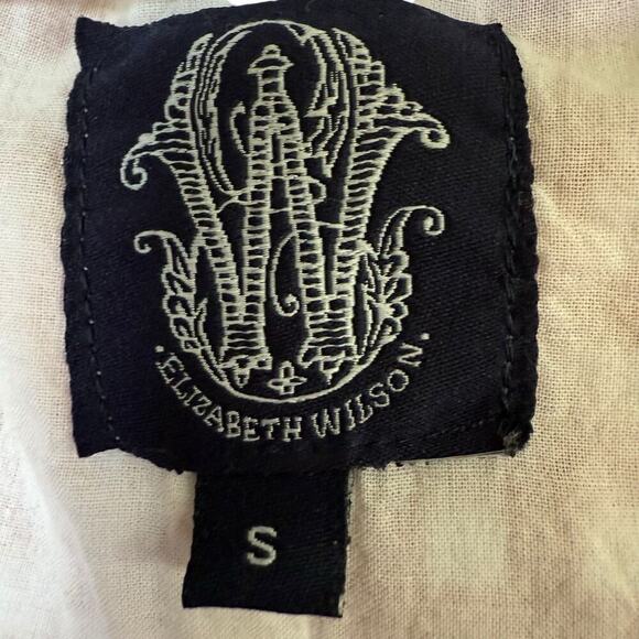 Elizabeth Wilson Top Red Gingham Tassel Detail Ruffle Thick Knit Sleeveless S - Picture 2 of 8